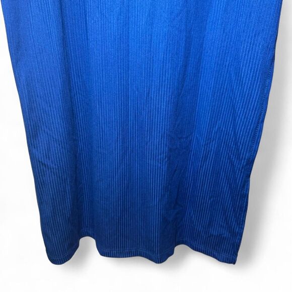 Just Be Blue Ribbed Tank Maxi Dress Size M - Picture 4 of 8
